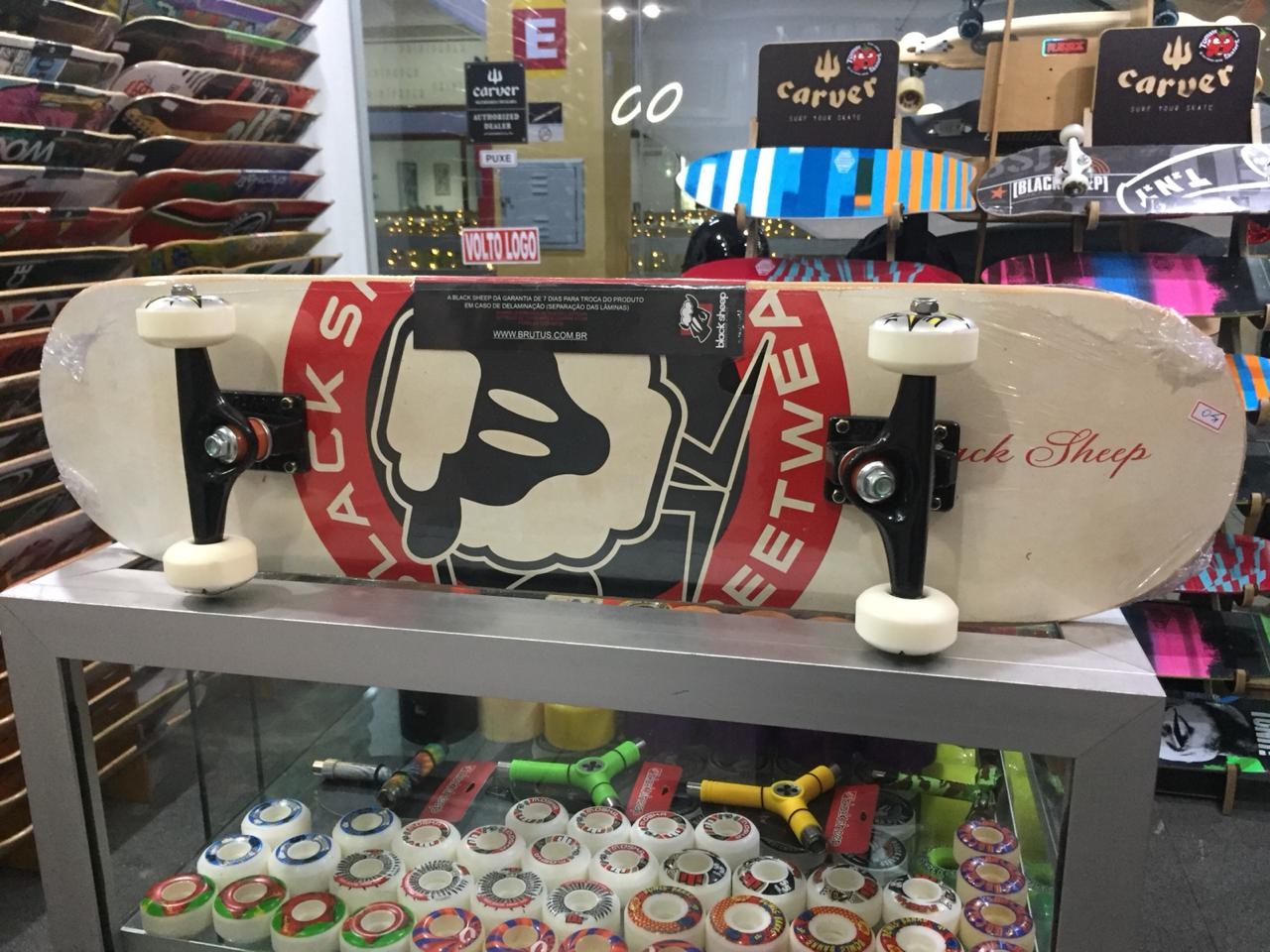 Venda de Skates Completos Skate Street Nacional Black Sheep Pro II Cód.04