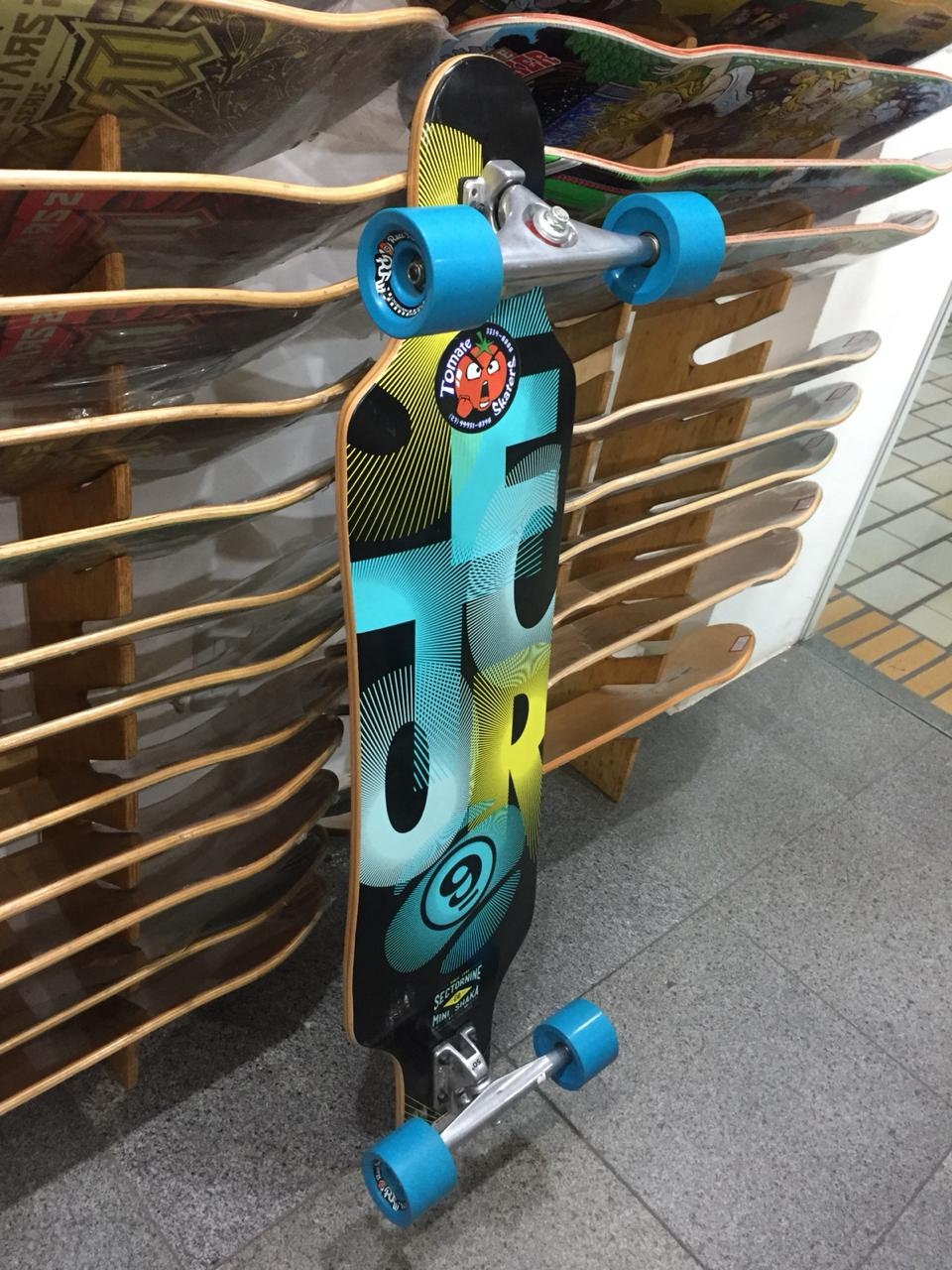 Venda de Skate Longboard Skate Completo Longboard Sector 9 Mini Shaka